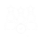 People Stars and Maginifying Glass Icon